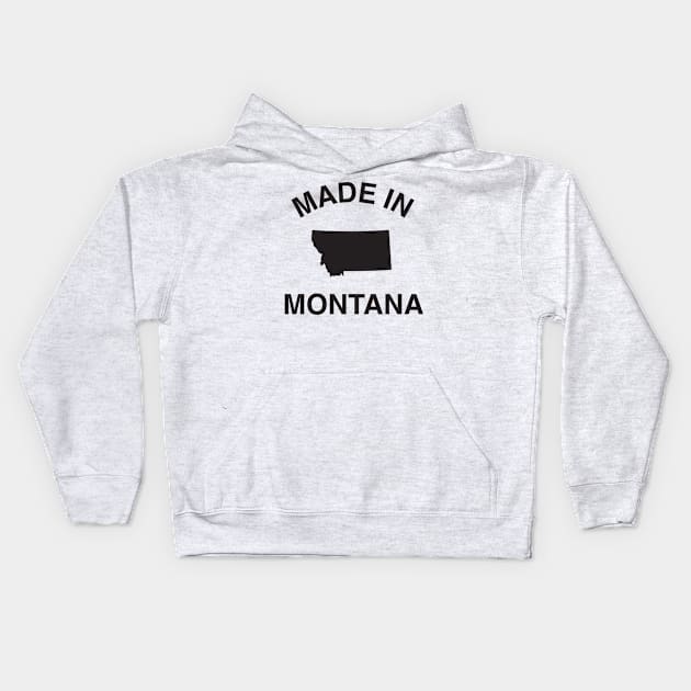 Made in Montana Kids Hoodie by elskepress